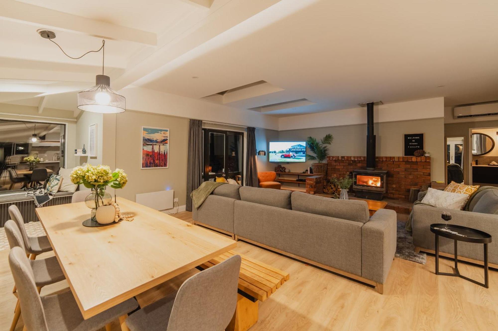 Galaxy 3Br Modern Home With Fireplace Outdoor Spa Лейк Текапо Екстериор снимка