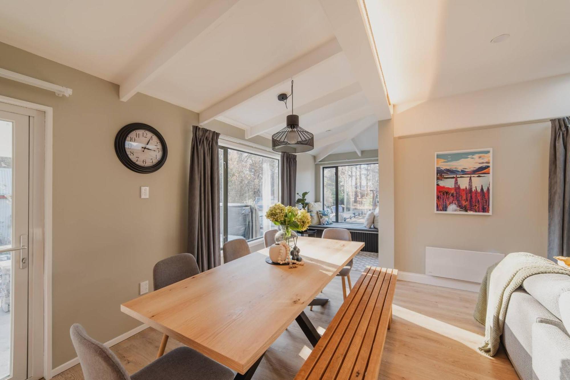 Galaxy 3Br Modern Home With Fireplace Outdoor Spa Лейк Текапо Екстериор снимка