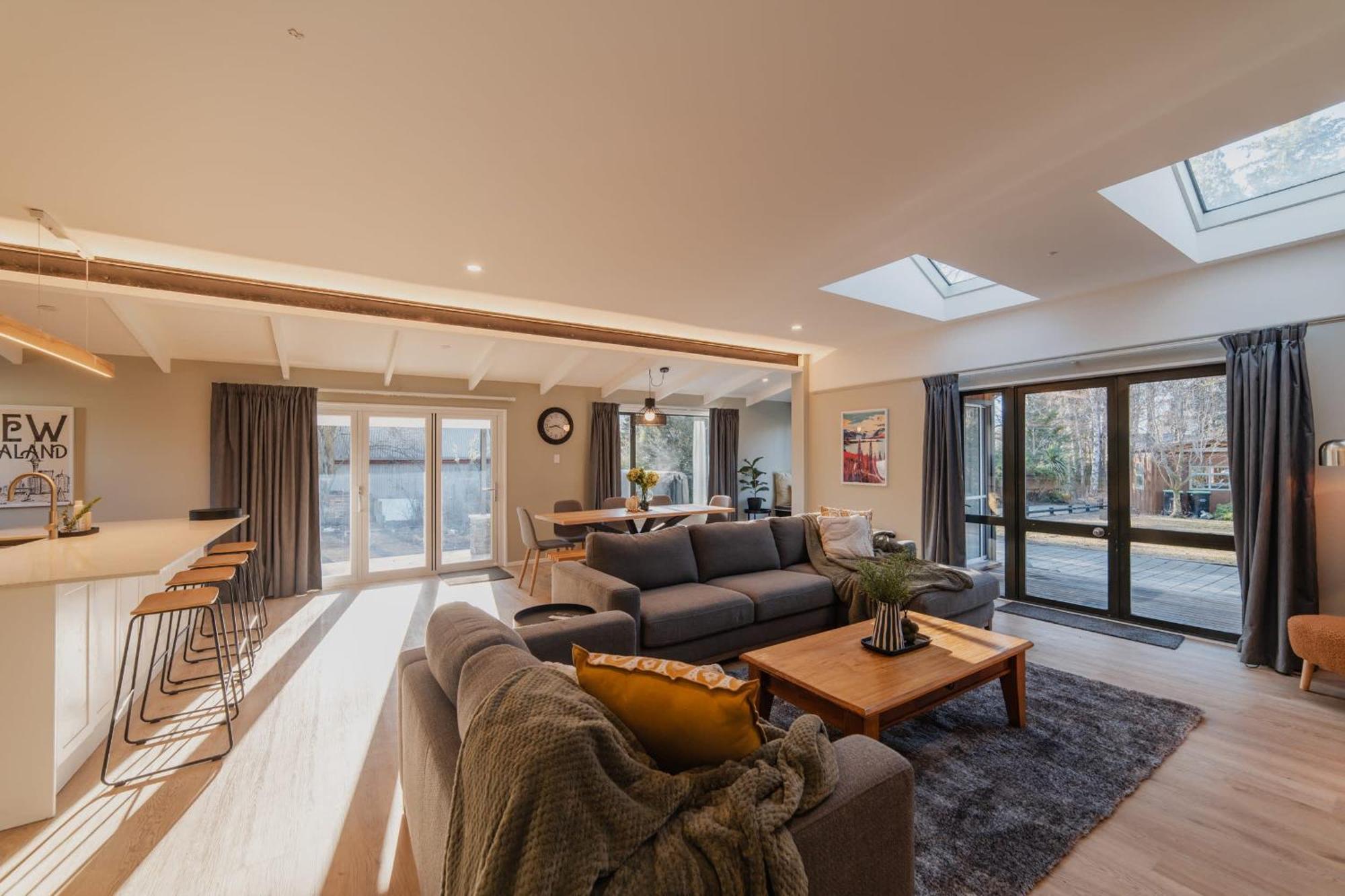 Galaxy 3Br Modern Home With Fireplace Outdoor Spa Лейк Текапо Екстериор снимка